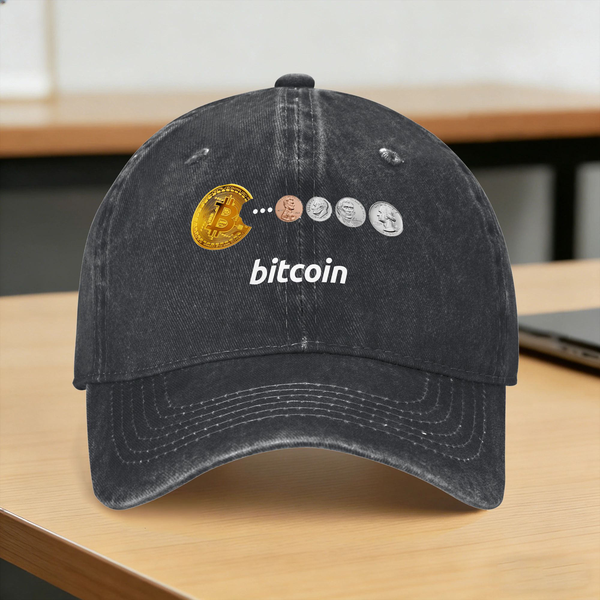 Outdoor Sport Ideas - Бейсболка Bitcoin Sun в стиле Y2K,