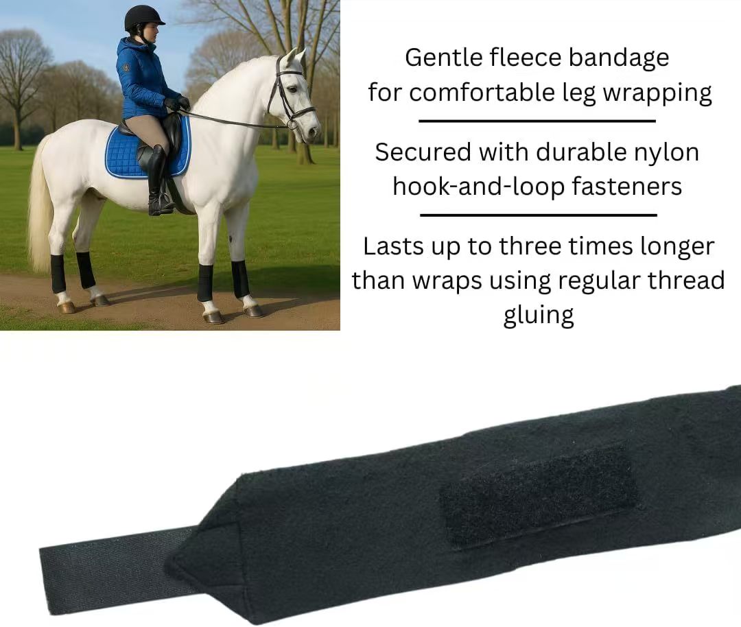 Новые бинты для лошадей 2,5 м, – обзор и цена Polo Wraps Fleece